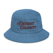 Load image into Gallery viewer, &quot;Detroit Celebrity&quot; Denim Bucket Hat