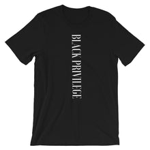 Load image into Gallery viewer, Black Privilege Vertical Tee