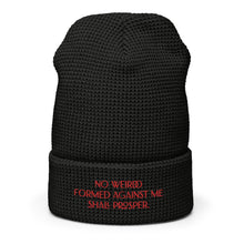 Load image into Gallery viewer, &quot;No Weirdo&quot; Waffle Beanie