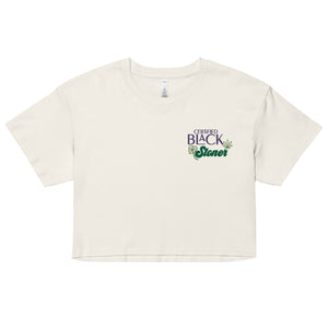 "Black Stoner" Women’s Crop Top